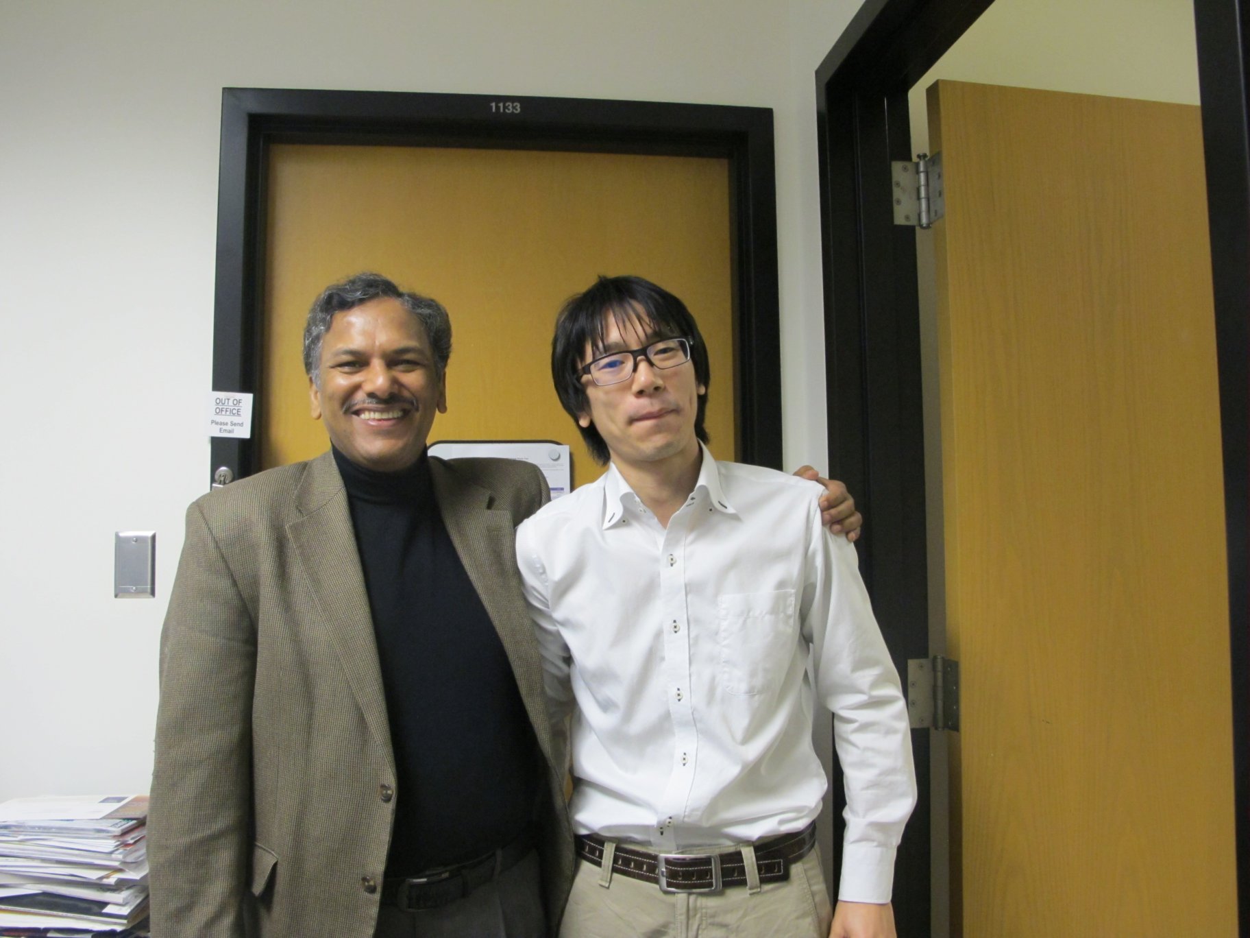 Professor Dravid with Noma