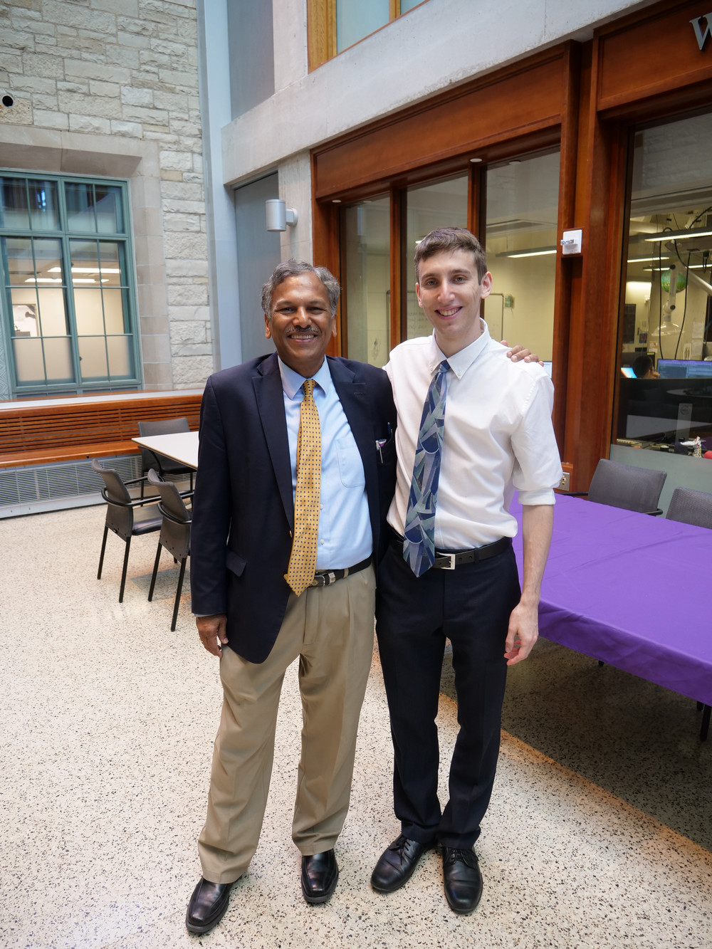 Dr. Shindel with Prof. Dravid