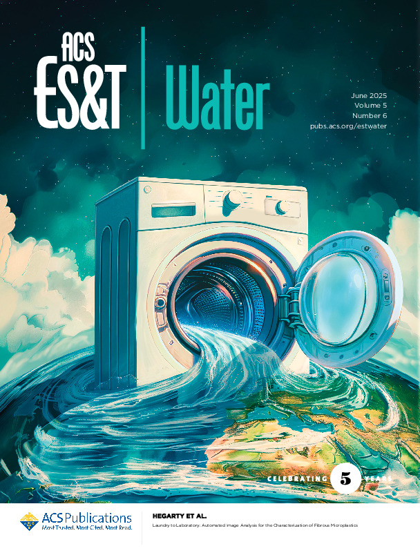 Jack Hegarty's orignial artwork on the cover of ACS ES&T Water
