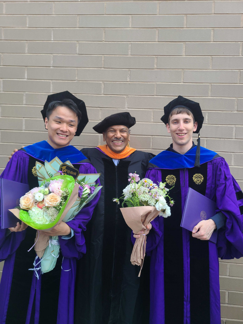 Left to right: Yukun, Vinayak and Ben