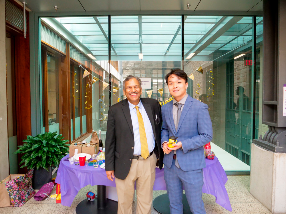 Yukun and Professor Dravid